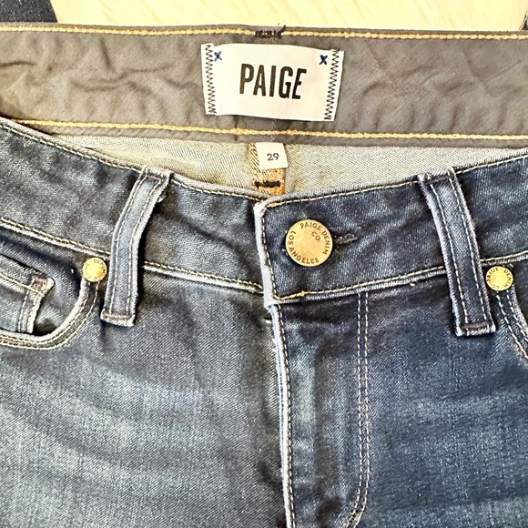 LIKE NEW! Paige Skyline Skinny Jeans Size 29 - Picture 2 of 9